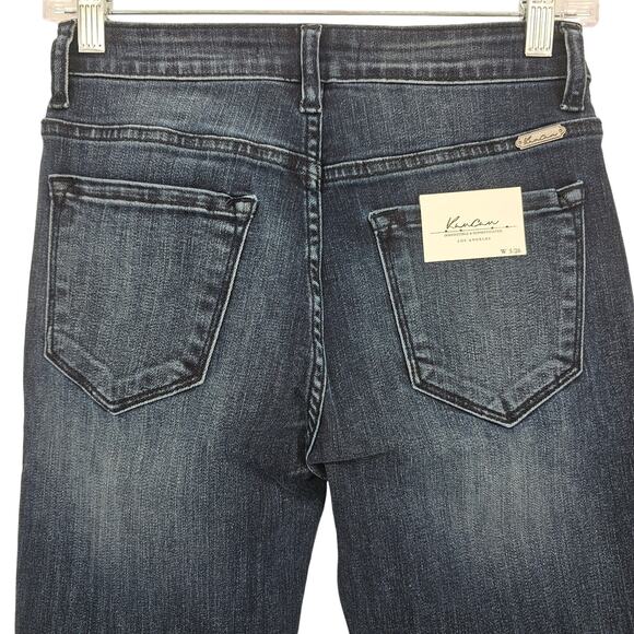 KanCan Womans size 5/26 Estilo Studded Distressed Skinny Denim Blue Jeans NEW - Picture 4 of 8